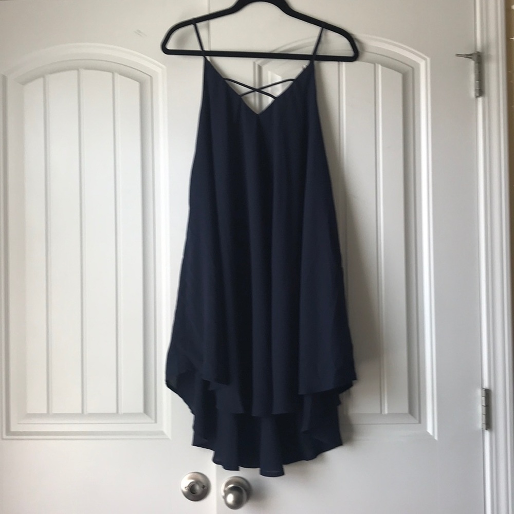 Blue dress
